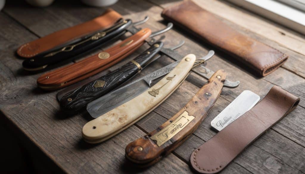 découvrez nos designs uniques et artisanaux de rasoirs droits, alliant tradition et modernité pour une expérience de rasage exceptionnelle.