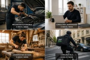 découvrez les métiers rentables qui permettent de gagner 5000 euros par mois sans avoir besoin de diplôme. trouvez les meilleures opportunités pour réussir financièrement dès aujourd'hui.